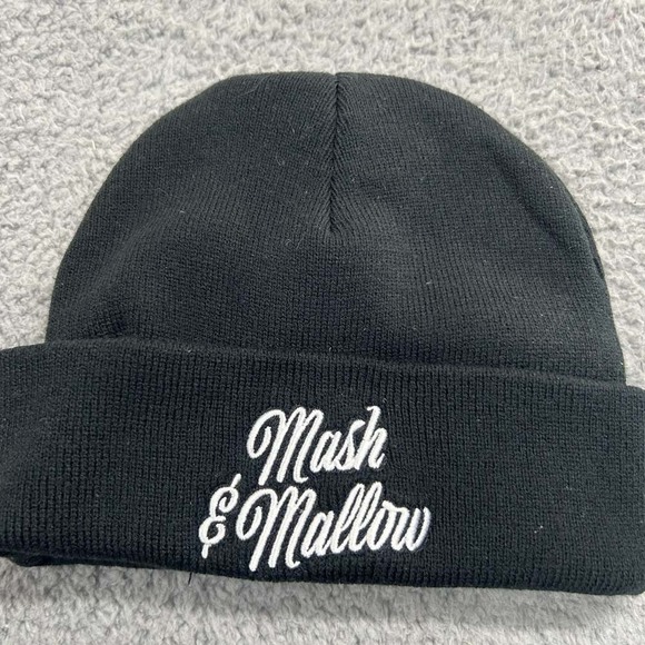 Mash & Mallow Beanie Mens One Size Smores Whiskey treat Campfire summer fun - Picture 1 of 4